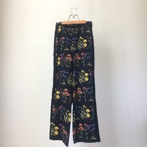 H&M Wide Leg Floral Pant